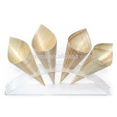 wholesale table top clear acrylic ice cream cone holder