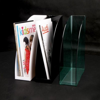 factor custom acrylic bookmork brochure magazine holder display rack