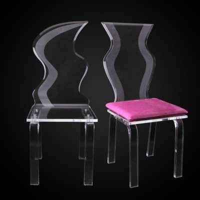 Dongguan OEM modern clear plastic leisure chair for dining room