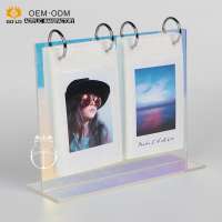 A5/A4/A3 wholesale dichroic film acrylic menu holder for table