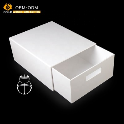 customized Single layer plastic drawer storage cabinet box